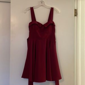 Burgundy Dress